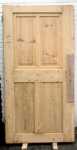 grenenhouten paneeldeur, 103,5 x 202,5 cm, geloogd 