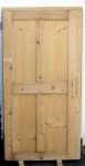 grenenhouten paneeldeur, 104 x 204 cm, geloogd
