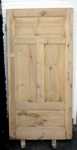 grenenhouten paneeldeur, 101 x 207,5 cm, geloogd
